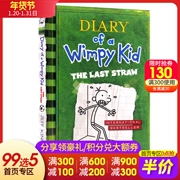 Anh gốc Diary of a Wimpy Kid # 3 The Last Straw diễn viên trẻ nhật ký nhật ký bằng tiếng Anh trẻ em khóc sách câu chuyện gói hình ảnh trong truyện tranh văn học thiếu nhi tiếng Anh
