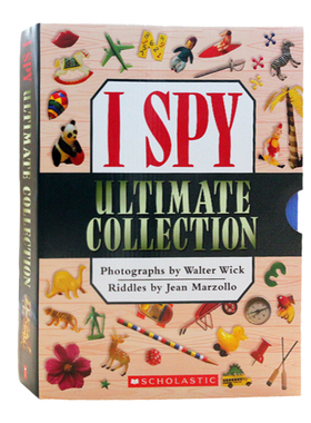 Scholastic 学乐 I Spy 视觉大发现系列10册 Ultimate Collection 礼盒装英文原版绘本 3-8岁英语单词智力开发益智图书 手眼协调