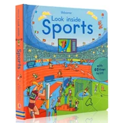 Bí mật theo dõi nguyên bản tiếng Anh loạt Usborne Nhìn bên Sports Illustrated Bách khoa toàn thư phong trào tông nhìn qua sách thể thao cha mẹ và con trẻ em cuốn sách bìa cứng của