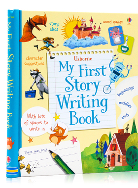 Usborne 我的首本故事写作书 My First Story Writing Book 英文原版儿童英语故事写作启蒙 英文写作指导 亲子互动 全彩练习册