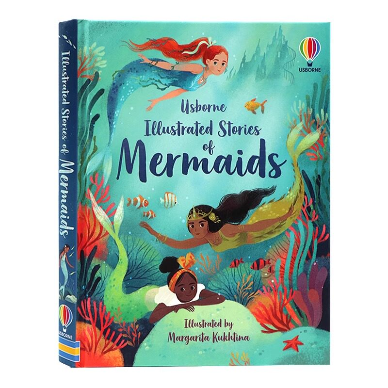 Usborne出品 美人鱼故事插图 英文原版 Illustrated Stories of Mermaids 儿童童话经典阅读故事 奇幻的美人鱼世界 课外兴趣读物