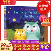 sách tiếng Anh gốc bức tranh Hát Cùng với các cơ quan Me Twinkle Twinkle Little Star Nursery Rhymes đang hoạt động tại châu Âu và Mỹ cổ điển cuốn sách bìa cứng ngộ đọc vườn ươm vần Twinkle Little Star phiên bản mới