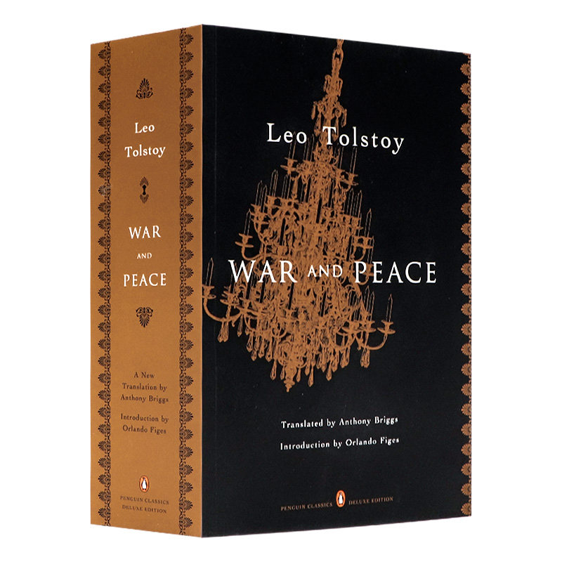 战争与和平 英文原版 War and Peace 托尔斯泰经典小说 文学名著优选 学生课外阅读 跨越时代的文学巨著 书架珍藏 世界文学巅峰