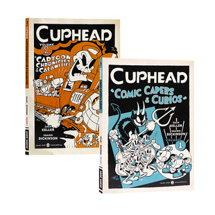 茶杯头游戏漫画Cuphead第2卷卡通编年史与灾难英文原版漫画  Cuphead Volume 2Cartoon Chronicles & Calamities游戏周边进口书籍