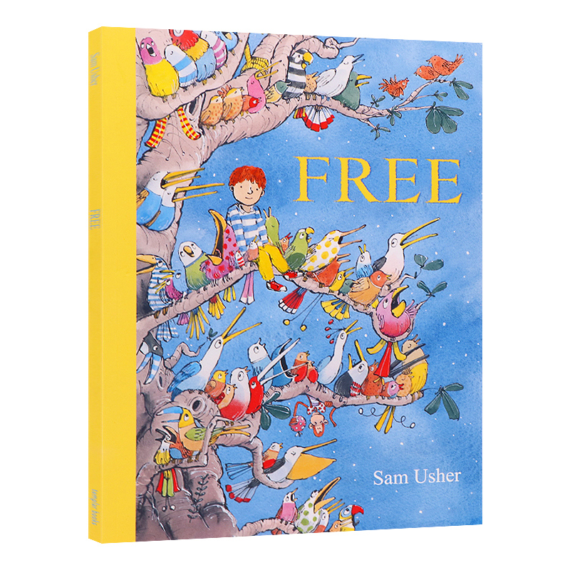 自由英文原版绘本Free山姆
