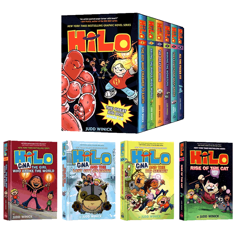 HILO系列10册套装英文原版小说