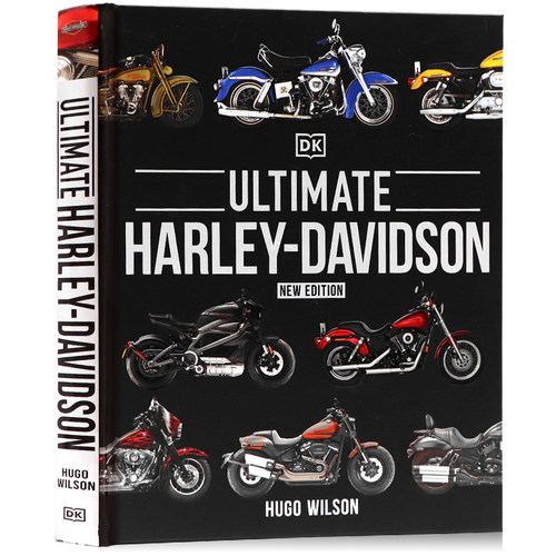 DK图解摩托车史 Ultimate Harley Davidson 哈雷戴维森摩托车 探索摩托车历史 摩托车指南科普百科书籍 视觉图鉴精装大开全彩插图