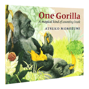 英文原版绘本 One Gorilla 英国进口 名家 Atsuko Morozumi 作品 平装 廖彩杏书单