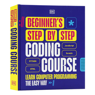 计算机网络编程指南百科科普 英文原版 编程初学者入门轻松学编程 Course Coding Step Beginner 入门课程 DK初级编码