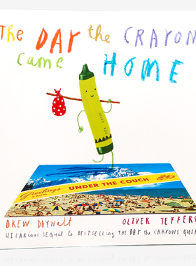 小蜡笔大罢工续集 英文原版绘本The Day The Crayons Came Home 名家Oliver Jeffers奥利弗杰弗斯 儿童英语启蒙认知图画故事书平装