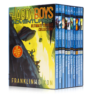Boys Adventures 冒险故事小说 10册盒装 儿童桥梁章节书 Collection英文原版 Hardy Thrills 哈迪男孩刺激冒险系列1 Ultimate