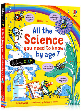 Usborne7岁前你需要知道的科学知识英文原版绘本 All the Science You Need to Know Before Age 7 儿童科学百科STEM教育5-7岁