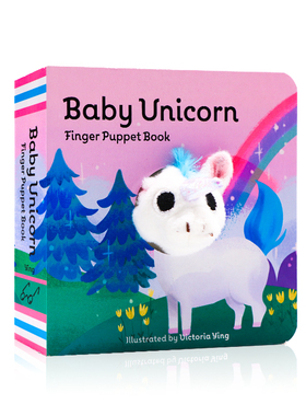 独角兽宝宝 小小手指偶书 Baby Unicorn Finger Puppet Book 英文原版绘本 英语启蒙早教纸板书 小手掌书 宝宝玩具书 0-3岁