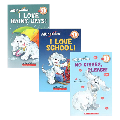 小面条3册英文原版读物