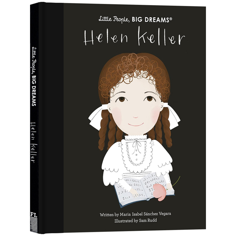 小人物大梦想系列 海伦凯勒英文原版绘本 Little People Big Dreams Helen Keller 儿童精装图画故事书 励志成长读物名人传记 书籍/杂志/报纸 儿童读物原版书 原图主图