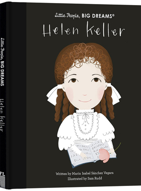 小人物大梦想系列 海伦凯勒英文原版绘本 Little People Big Dreams Helen Keller 儿童精装图画故事书 励志成长读物名人传记