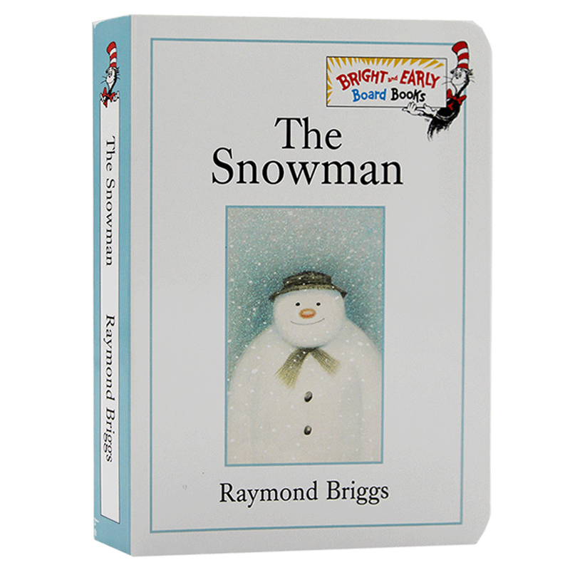 The Snowman雪人进口英文原版绘本 波士顿环球号角图画书奖 Raymond Briggs雷蒙·布力格 纸板无字书 经典图画儿童故事绘本
