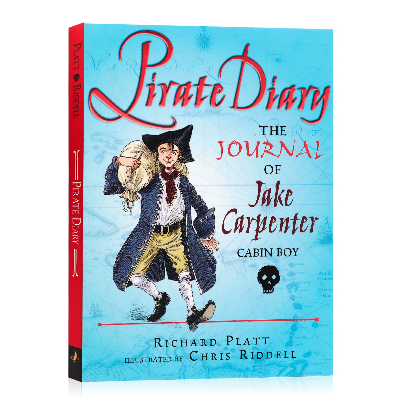 Pirate Diary海盗日记The Journal of Jake Carpenter 英文原版进口图书 海盗生活传奇冒险故事 儿童课外读物Richard Platt 平装