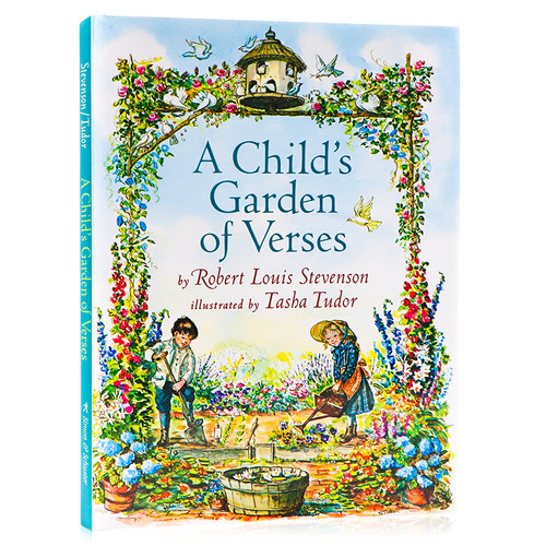 一个孩子的诗园A Child's Garden of Verses英文原版进口图书精装 儿童韵律诗歌集 精美插图 学生课外读物 金银岛作者罗伯特路易斯