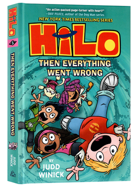 HILO系列5 然后一切都错了英文原版小说 Hilo Book 5 Then Everything Went Wrong 儿童全彩漫画桥梁章节小说进口英语书籍精装版