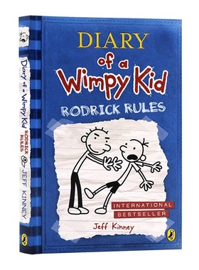 小屁孩日记2英文原版 Diary of a Wimpy Kid 2 Rodrick Rules 罗德里克法则英文版 英语书 儿童英语图画故事书 漫画 儿童文学