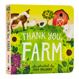 谢谢你农场 精美彩色插画纸板书 Storey Publishing Farm 英语阅读能力学习儿童图画书 You Thank 英文原版 亲子共读启蒙绘本