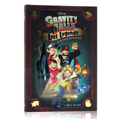 现货怪诞小镇失落的传说Gravity Falls Lost Legends 4 All New Adventures 英文原版 4个故事合集 精装 Alex Hirsch 漫画 Disney