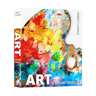 History 全彩插图 英文原版 精装 西方艺术家名家名画艺术解析图解图鉴指南 视觉历史图解图鉴 Visual Art 艺术视觉史 DK百科系列