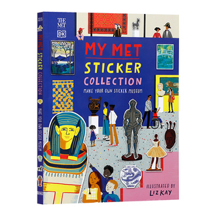 DK出品 大都会博物馆 英文原版绘本 My Met Sticker Collection 儿童艺术启蒙附贴纸SETM课外读物知识类图画进口书籍