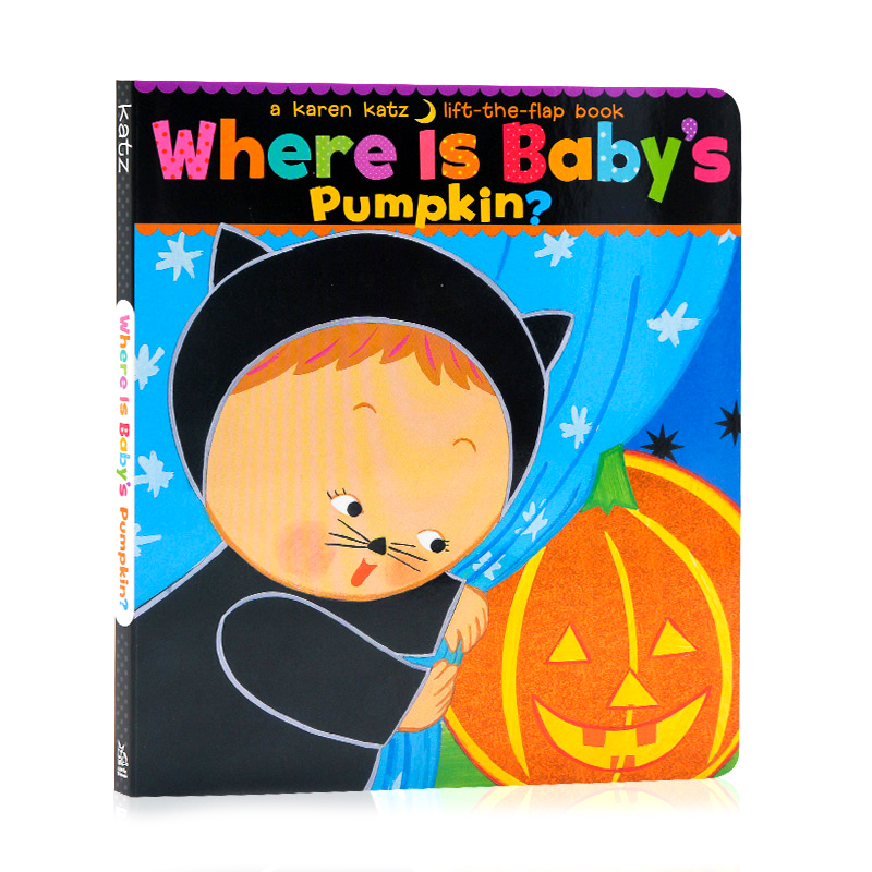 万圣节主题 儿童启蒙纸板翻翻书