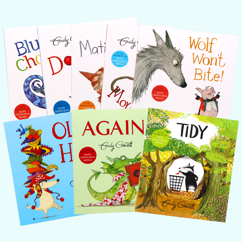 格林威奖绘本8册英文原版绘本