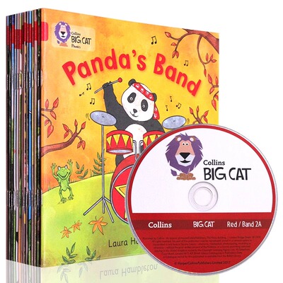 大猫自然拼读法2A带CD英文原版