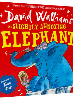 David Walliams 大卫威廉姆斯 有点烦人的大象 英文原版 The Slightly Annoying Elephant 少年幽默成长课外阅读 儿童启蒙冒险故事