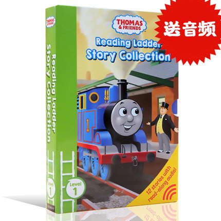 托马斯英语书分级阅读入门级6册 Thomas and Friends Reading Ladder 盒装小火车托马斯和朋友们英文原版绘本3-8岁 扫码听原版音频