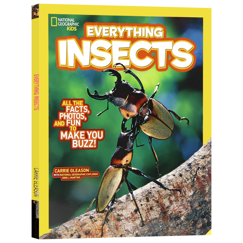 美国国家地理 昆虫百科全书 英文原版 National Geographic Kids Everything Insects 青少年科学与自然科普百科启蒙英语读物