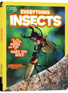 美国国家地理 昆虫百科全书 英文原版 National Geographic Kids Everything Insects 青少年科学与自然科普百科启蒙英语读物