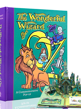 英文原版绘本 绿野仙踪3D立体书 The Wonderful Wizard Of OZ 儿童节礼物pop up立体书趣味英语童话故事绘本图画书