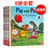 现货 balloon Posy Big Scheffler儿童启蒙图画书The Day 名家Axel Snowy Pip 波西和皮普系列8册合售 绘本平装 英文原版 The and