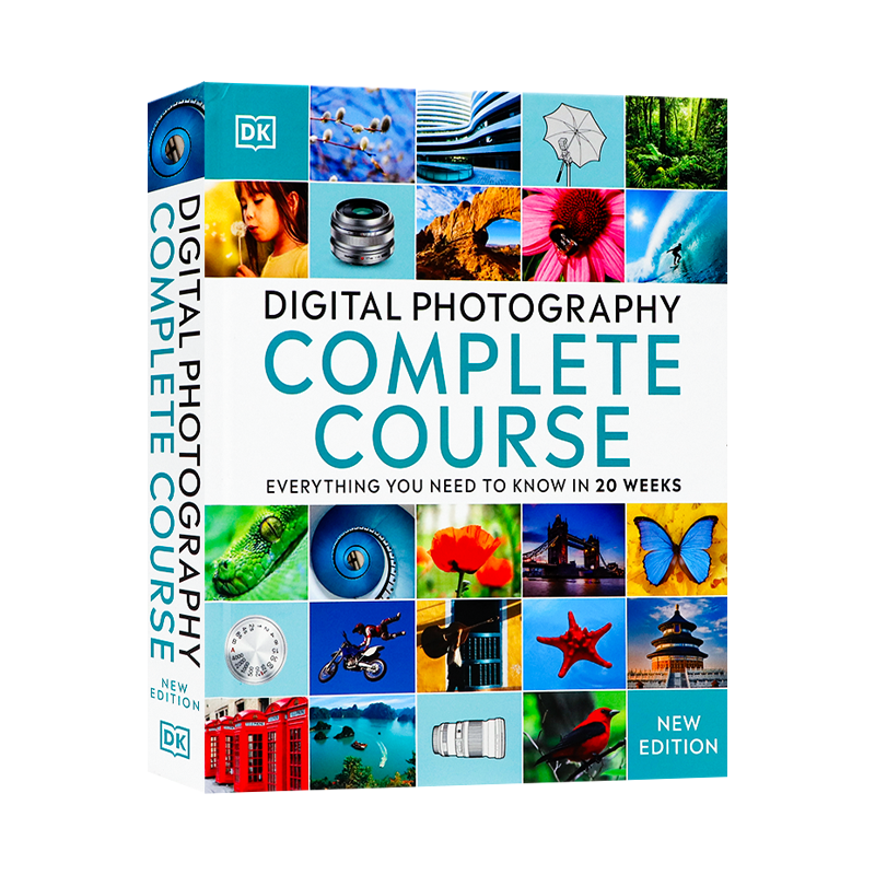 DK精品数码摄影完全自学教程 英文原版 Digital Photography Complete Course 零基础入门到精通全彩图解摄影教材书籍拍照技巧大全