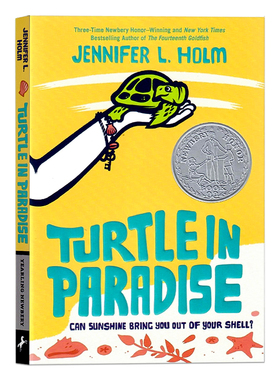 天堂里的海龟 进口英文原版 Turtle in Paradise 1939年 纽伯瑞银奖 畅销儿童文学小说趣味故事书 课外阅读书籍Jennifer L. Holm