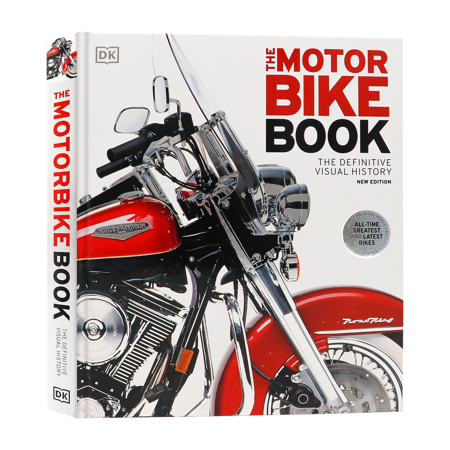 DK百科摩托车历史视觉指南 The Motorbike Book 英文原版进口图书摩托车发展史经典摩托车款式图解精装全彩大开本进口正版图书