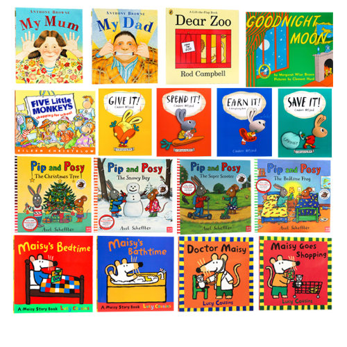 英文原版绘本低幼启蒙廖彩杏