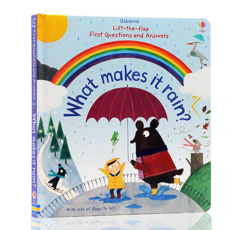 usborne问与答翻翻书 雨水怎样形成lift-the-flap first questions