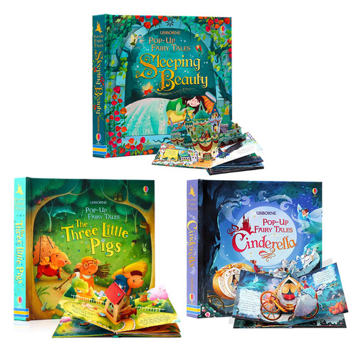 usborne立体书4册童话故事绘本