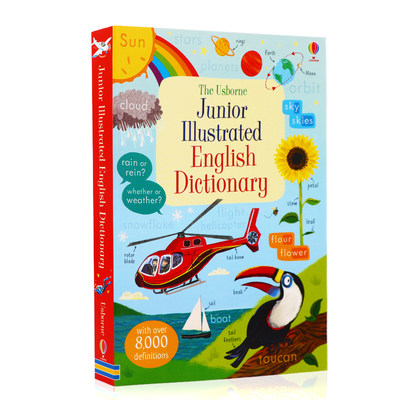 Usborne 初级图解英语词典The Usborne Junior Illustrated English Dictionary 英文原版 少儿词典 儿童全彩插画英语字典辞典