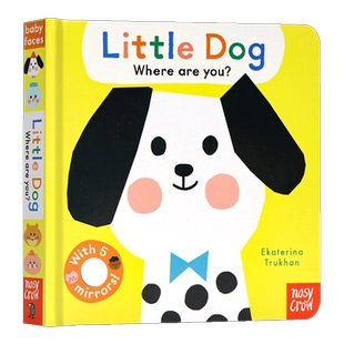 Baby Faces系列10册英文原版你在哪小狗小熊小猫头鹰小老虎小狮子小兔子 Where Are You 纸板翻翻幼儿认知启蒙故事图画书Nosy Crow