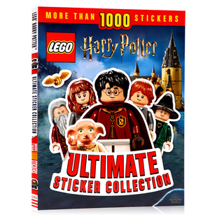 哈利波特魔法贴纸书英文原版 Sticker Potter Ultimate Harry Collection 儿童乐高益智早教内含1000张贴纸亲子互动游戏书 绘本