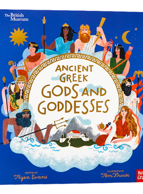 大英博物馆：古希腊诸神与女神 英文原版 British Museum: Ancient Greek Gods and Goddesses 儿童启蒙神话故事书 搭配文物插图