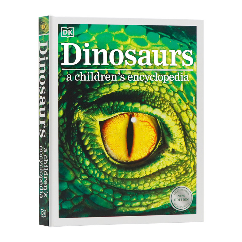 DK儿童恐龙百科全书英文原版 Dinosaurs A Children's Encyclopedia 恐龙史前动物儿童图解百科英语科普读物全彩精装大开 豆瓣推荐