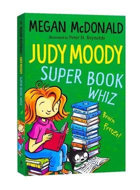 朱迪穆迪超级书迷 Judy Moody15 Super Book Whiz 英文原版小说 进口图书 英文初级章节书 儿童畅销文学小说书籍 7-12岁